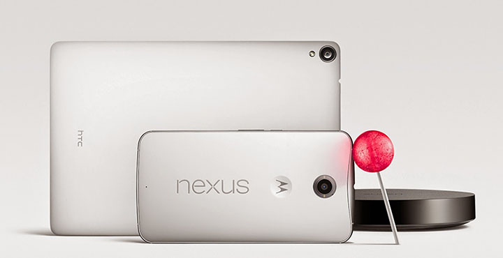 Nexus Family with Android Lollipop