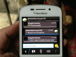 BBM-ing with good friend DJ Matt Montoya