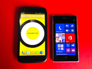 Size comparison with the Nokia Lumia 925