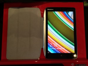 The Lenovo Miix 2 with the detachable cover