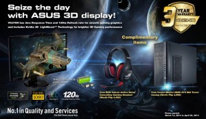 ASUS 3D Display VG278 DRontheGO promo