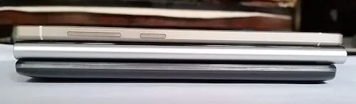 On top: Gionee Elife S5.5, Middle: Mi 3, Bottom: LG G3
