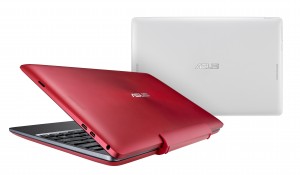 ASUS Transformer Book T100 Multi-Color Red and White