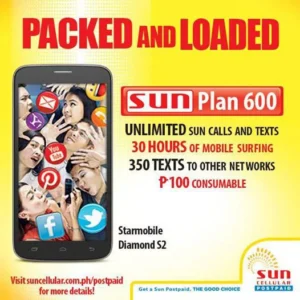 Diamond S2 with PACKED and LOADED Sun Plan 600