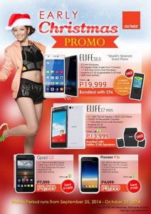 Gionee Early Christmas Promo