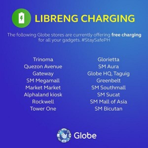 Globe Free Phone Charging