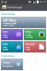LG L40 File Manager