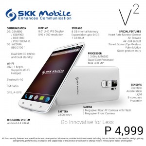 SKK Mobile V2 Specs