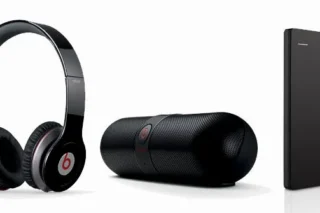 Beats by Dr. Dre Solo HD, Beats Pill 1.0, and Seagate Backup Plus Slim Portable