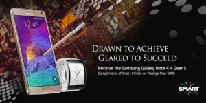 Samsung Galaxy Note 4 with Smart Infinity