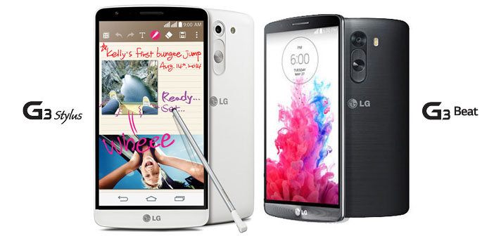 LG Launches the G3 Stylus and the G3 Beat