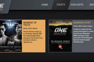 ONE FC on LG Smart TV