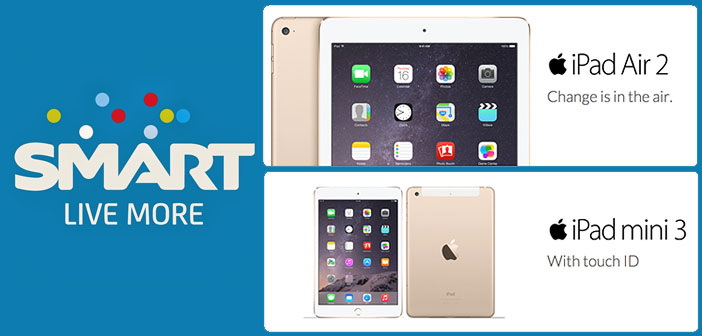 The iPad Air 2 and the iPad Mini 3 are now with Smart
