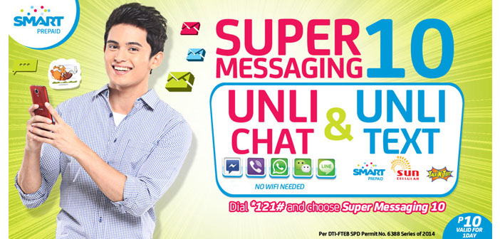 Enjoy Unli-Chat and Unli-Text with Smart's Super Messaging 10