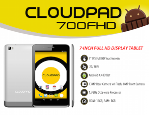 CloudPad 700FHD Product Sheet