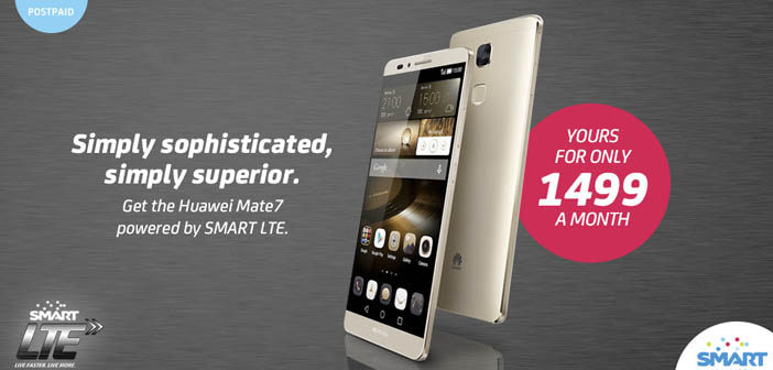 Huawei Mate 7 Now Available with Smart Postpaid Plans