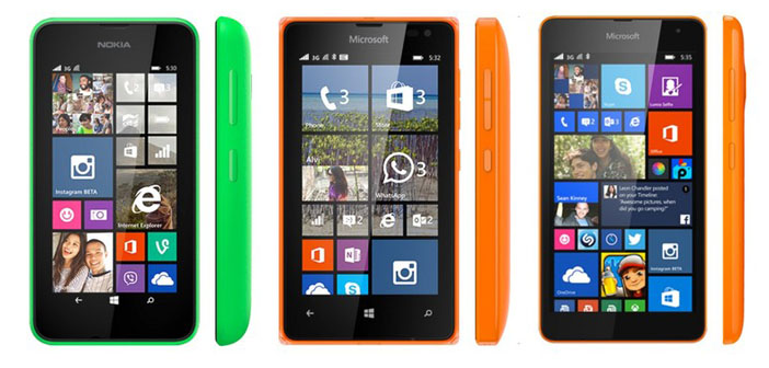 Get a Microsoft Lumia 535 with Sun Plan 499