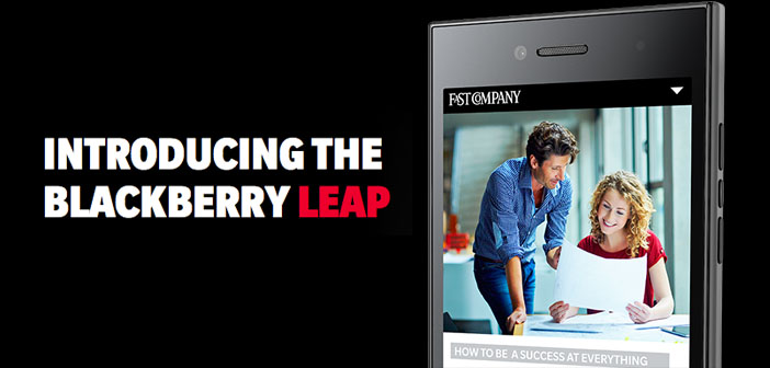 Introducing the BlackBerry Leap