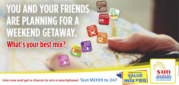Win a New Smartphone with Sun's Value Mix 99