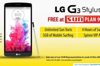 Get an LG G3 Stylus with Sun Plan 999