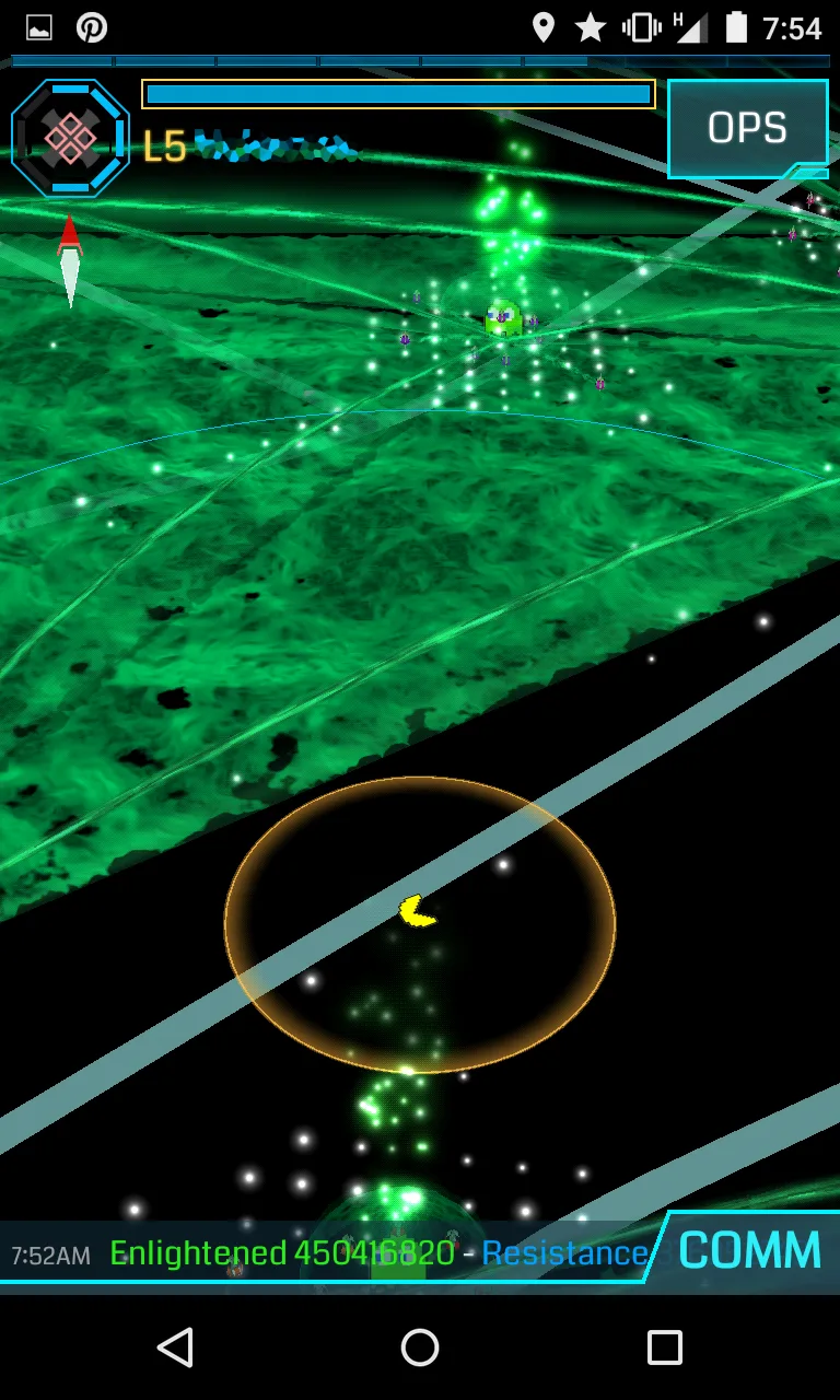 Pac-Man Pac-man on Ingress