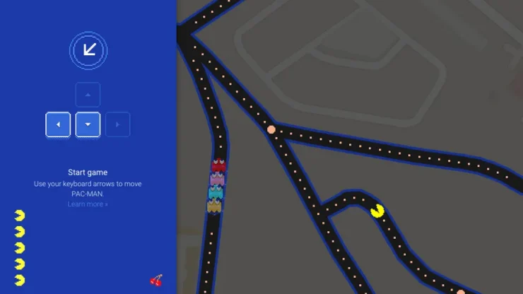 Google Pac-Man on Desktop