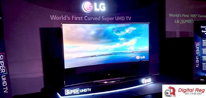 LG Launches Its 105-inch CURVED Super ULTRA HD TV