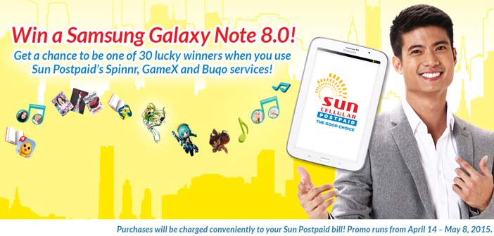 Win a Samsung Galaxy Note 8 with Sun Postpaid