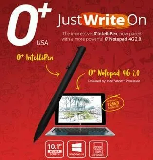 O+ Notepad 4G
