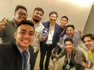 Asus Media Group Shot with Jerry Shen