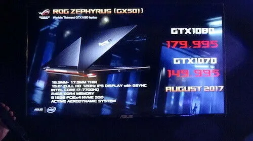 ROG Zephyrus GX501 ROG Zephyrus GX501