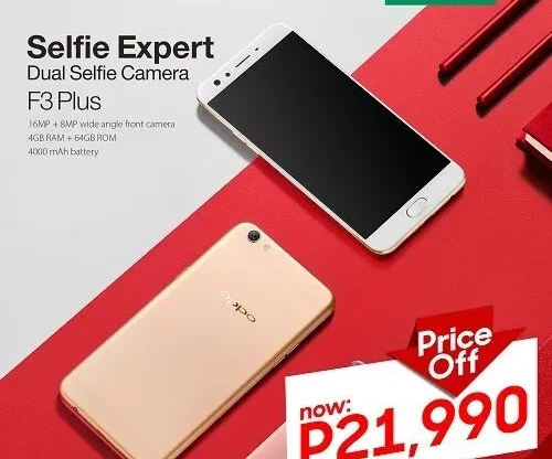 OPPO F3 Plus Price Off