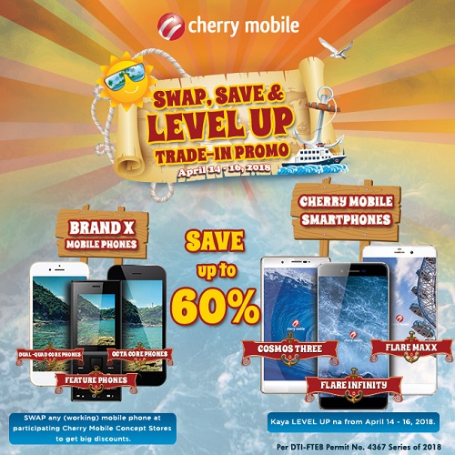 Cherry Mobile Swap, Save