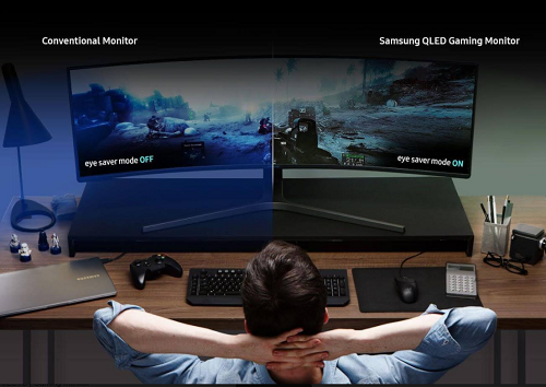 Samsung 49-in QLED Curved Gaming Monitor