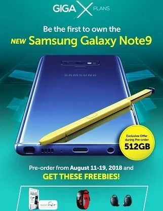 Smart Samsung Galaxy Note 9