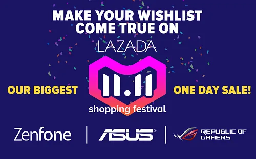 ASUS Lazada 11.11 Sale