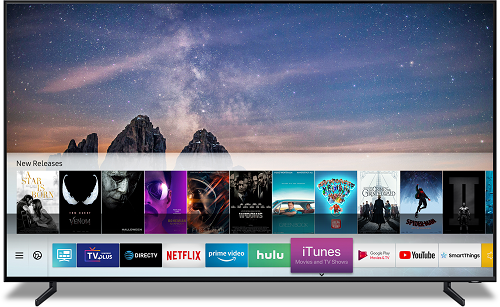 Samsung Smart TV iTunes Movies and TV Shows