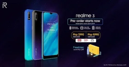Realme 3 Pre-Order