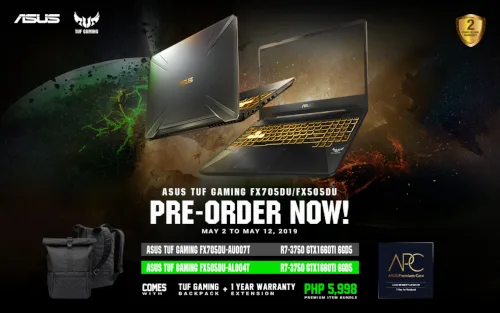 TUF Gaming FX505DU and FX705DU
