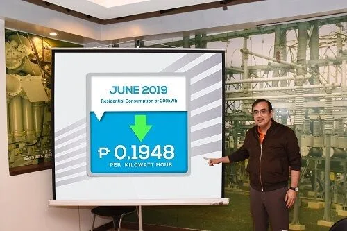 MERALCO rates down