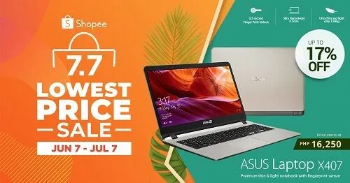 ASUS X407 Shopee