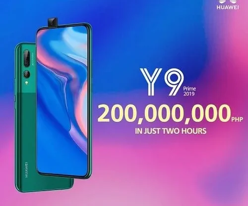 Huawei Y9 Prime 2019 200 Million