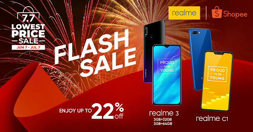 Realme Shopee 7.7 Flash Sale