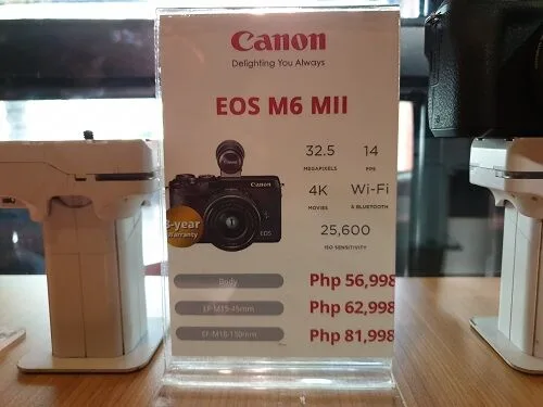 Canon EOS 90D EOS M6 Mark II