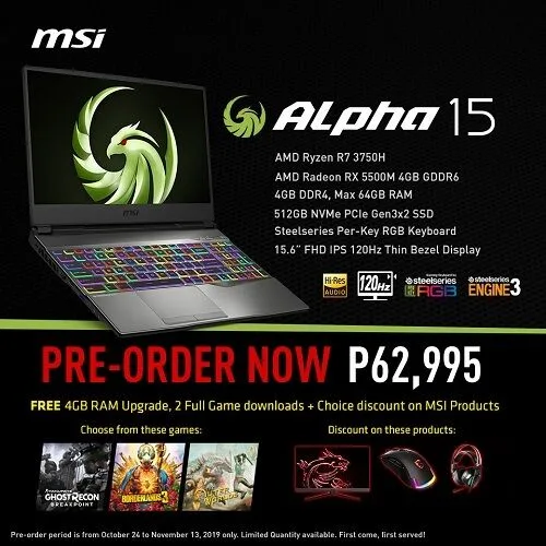 MSI Alpha 15