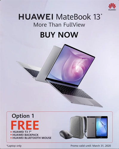 Huawei MateBook 13 Freebies