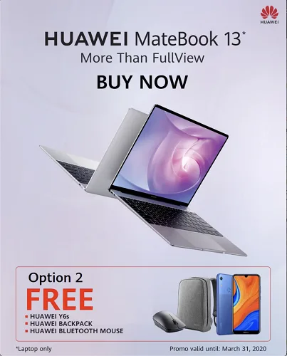 Huawei MateBook 13 Freebies