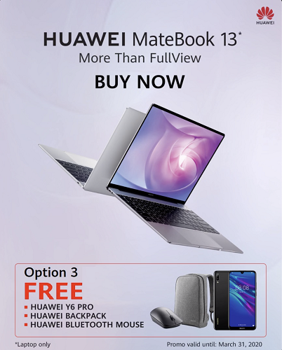 Huawei MateBook 13 Freebies