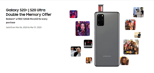 Samsung Galaxy S20 Ultra FREE 128GB