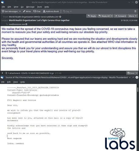 Sophos COVID-19 Scams